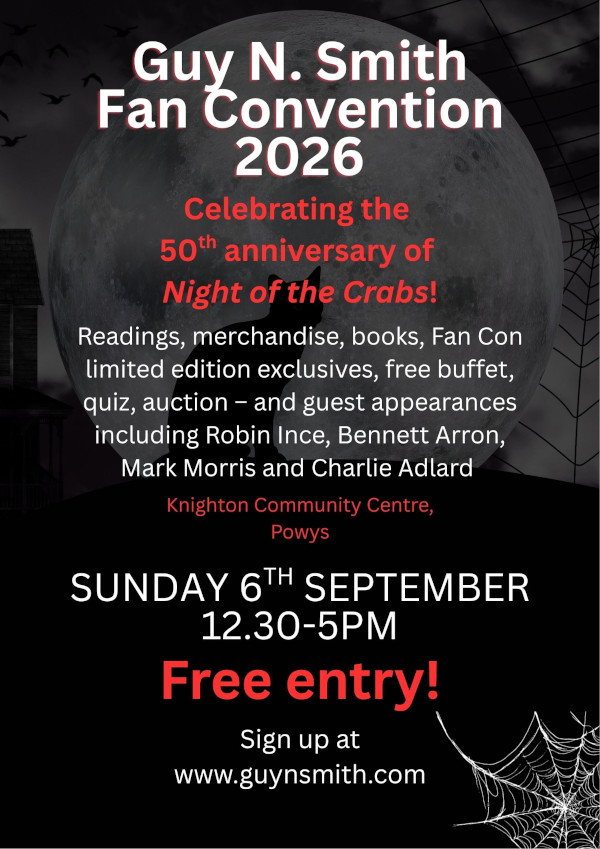 Guy N. Smith Fan Convention 2026 poster